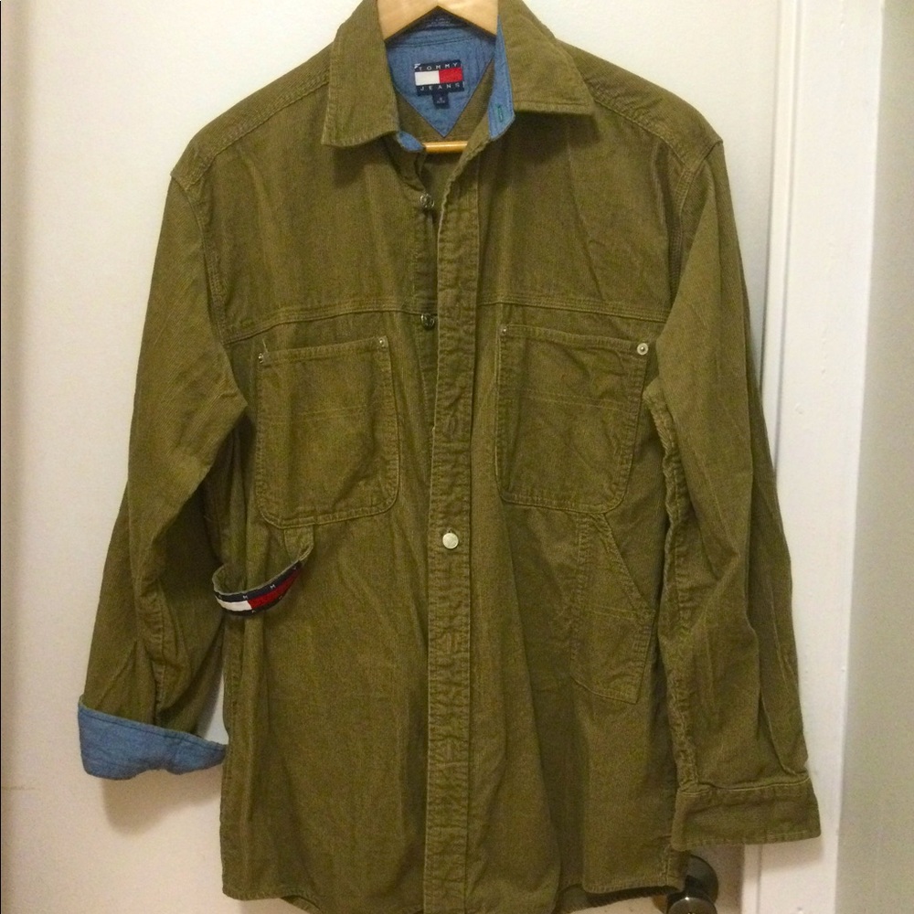 Tommy Hilfiger corduroy sport shirt.